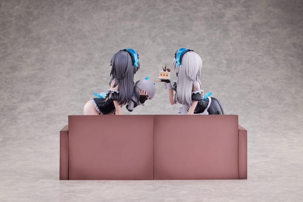 Snowbreak Containment Zone Pack de 2 Estatuas PVC 1/6 Cherno & Meursault Apprentice Maid Ver. Deluxe Edition 19 cm