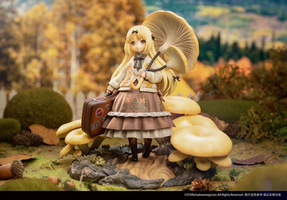 The Mushroom Girls Estatua PVC 1/1 Series No.3 Pleurotus Citrinopileatus 24 cm