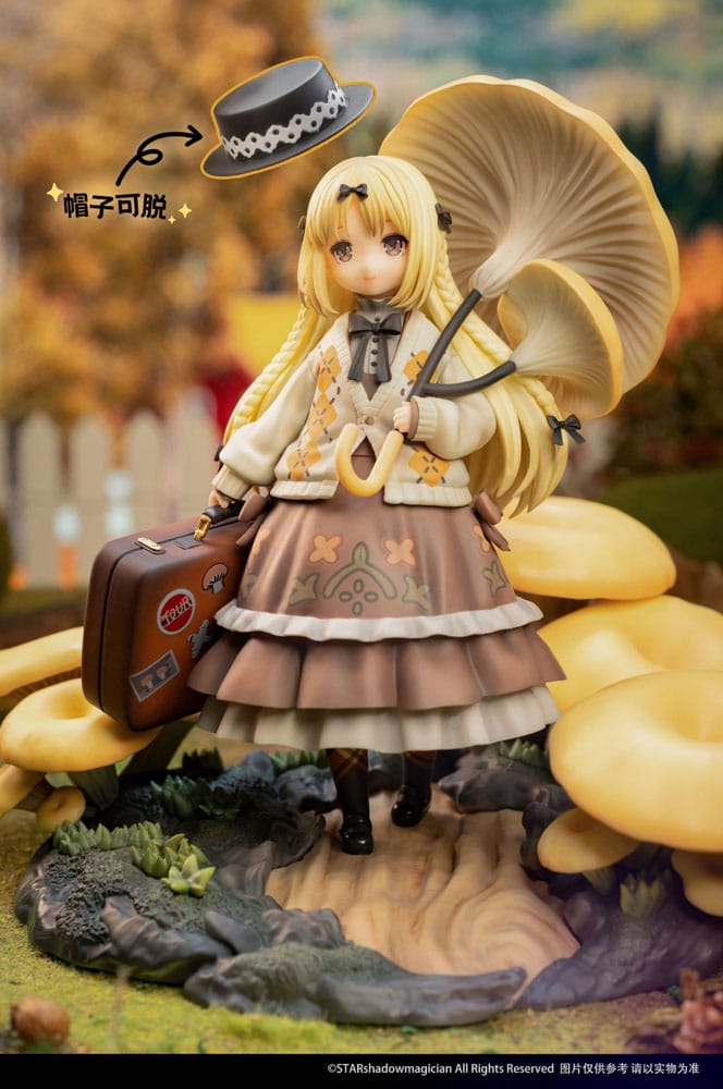 The Mushroom Girls Estatua PVC 1/1 Series No.3 Pleurotus Citrinopileatus 24 cm