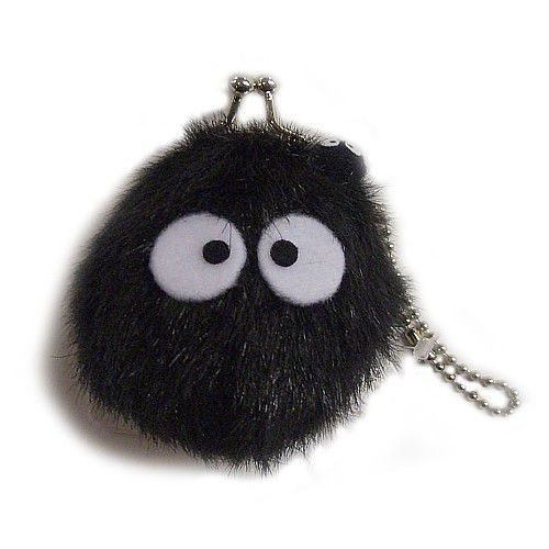 Mi vecino Totoro Llavero Monedero de Peluche Mini Soot Sprite 8 cm Frikytopia