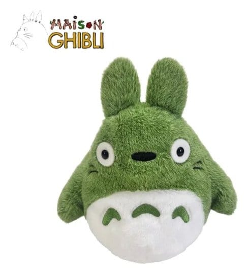 Mi vecino Totoro Fluffy Beanbag Peluche Big Totoro Green