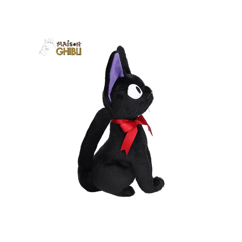 Majo no Takkyubin Figura de peluche Jiji Sitting M 32 cm