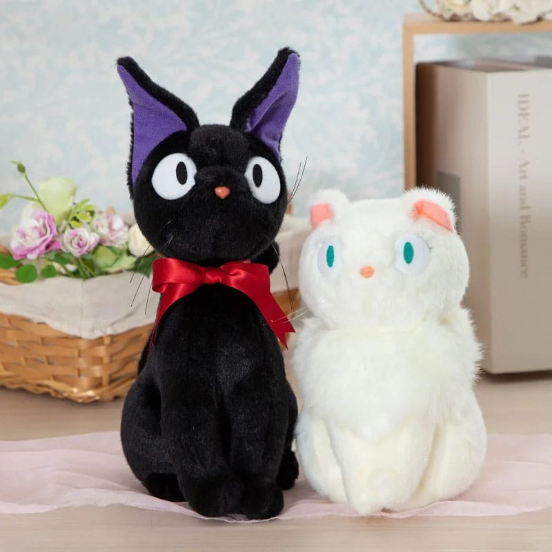 Majo no Takkyubin Figura de peluche Jiji Sitting M 32 cm