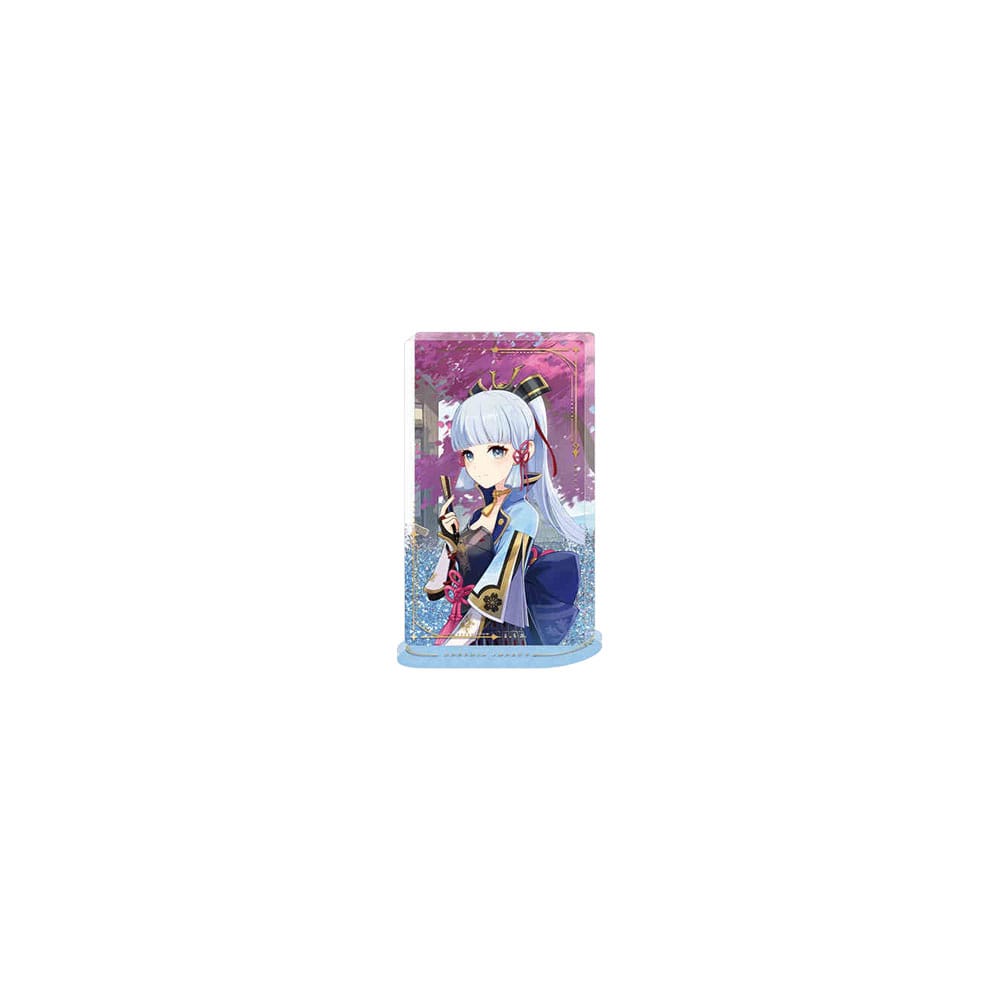 Genshin Impactl Adorno acrílico con purpurina Kamisato Ayaka 11 cm Frikytopia
