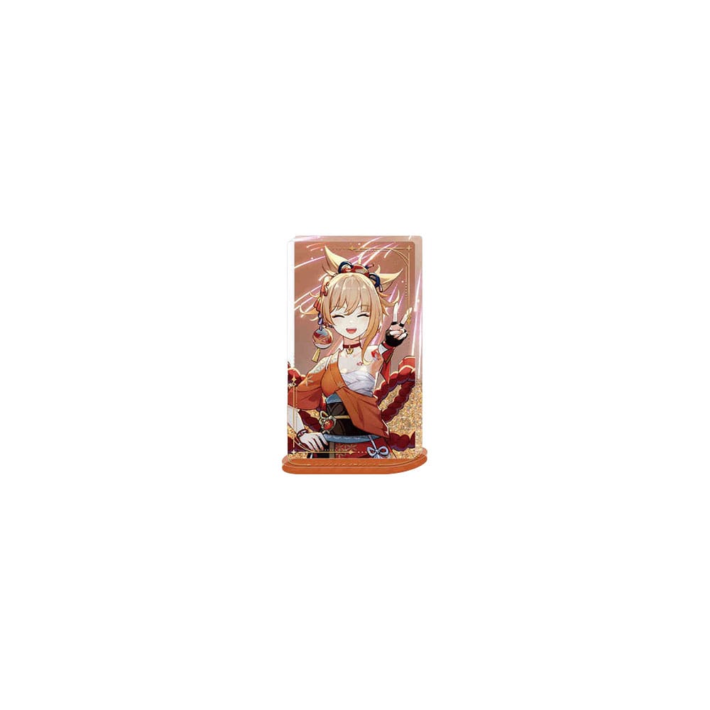 Genshin Impactl Adorno acrílico con purpurina Yoimiya 11 cm Frikytopia