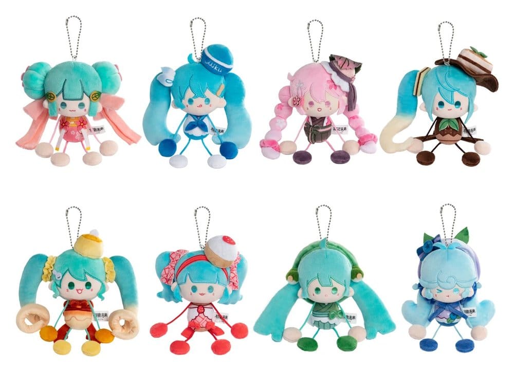 Hatsune Miku Mini Peluches Cajas Sorpresas 8 cm Expositor (6)