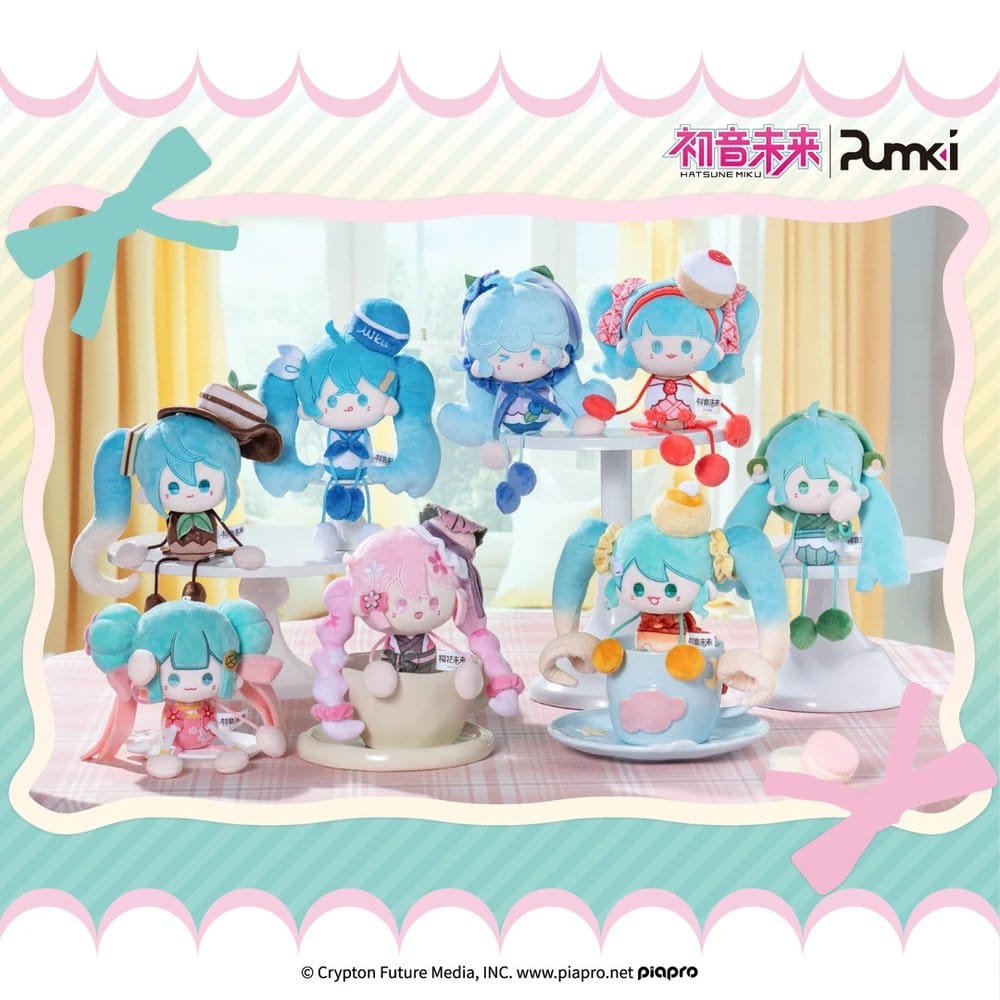 Hatsune Miku Mini Peluches Cajas Sorpresas 8 cm Expositor (6)