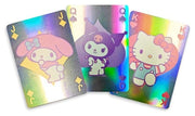 Sanrio Baraja Hello Kitty & Friends Cupcake French-suited Deck Holographic