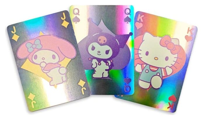 Sanrio Baraja Hello Kitty & Friends Cupcake French-suited Deck Holographic Frikytopia