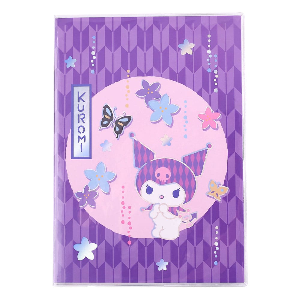 Sanrio Libreta Kuromi Japanese Holographic Checkered