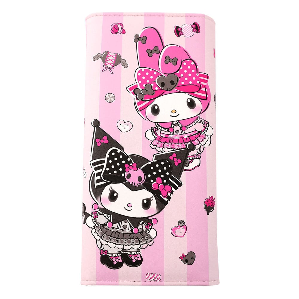 Sanrio Monedero Pink Black Party Series Kuromi & My Melody