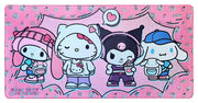 Sanrio XXL Alfombrilla de ratón Pink Black Party Series Hello Kitty & Friends Pop