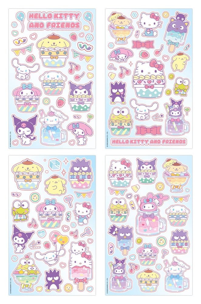 Sanrio Pegatinas Hello Kitty & Friends 03 Cupcake Frikytopia