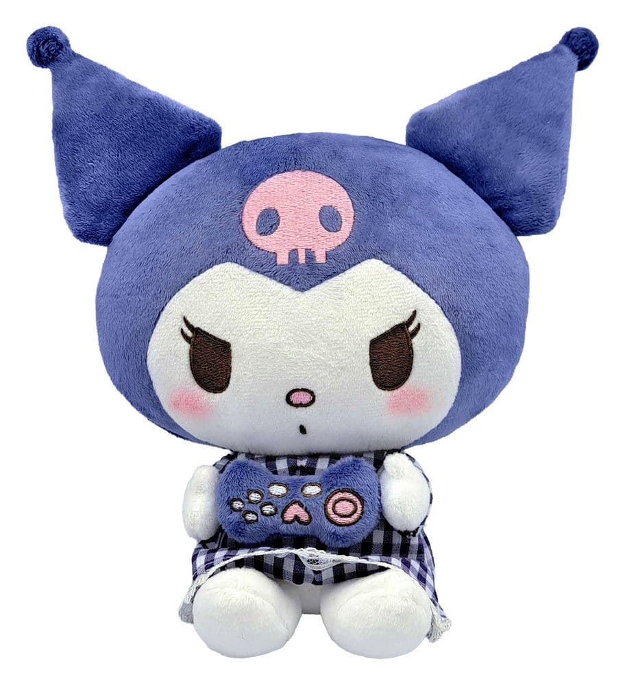 Sanrio Peluche Kuromi Pyjama Style M 22 cm