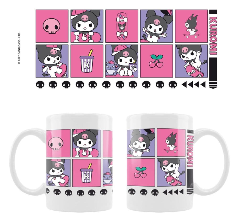 Sanrio Taza Kuromi Sk8 For Life Frikytopia