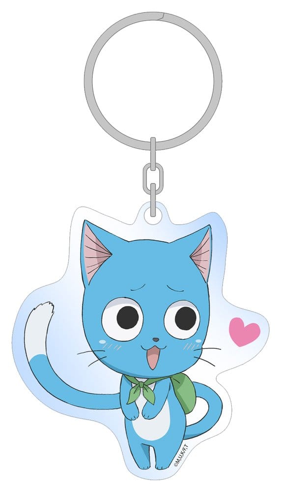 Fairy Tail: 100 Years Quest Llavero de acrílico Happy 6 cm Frikytopia