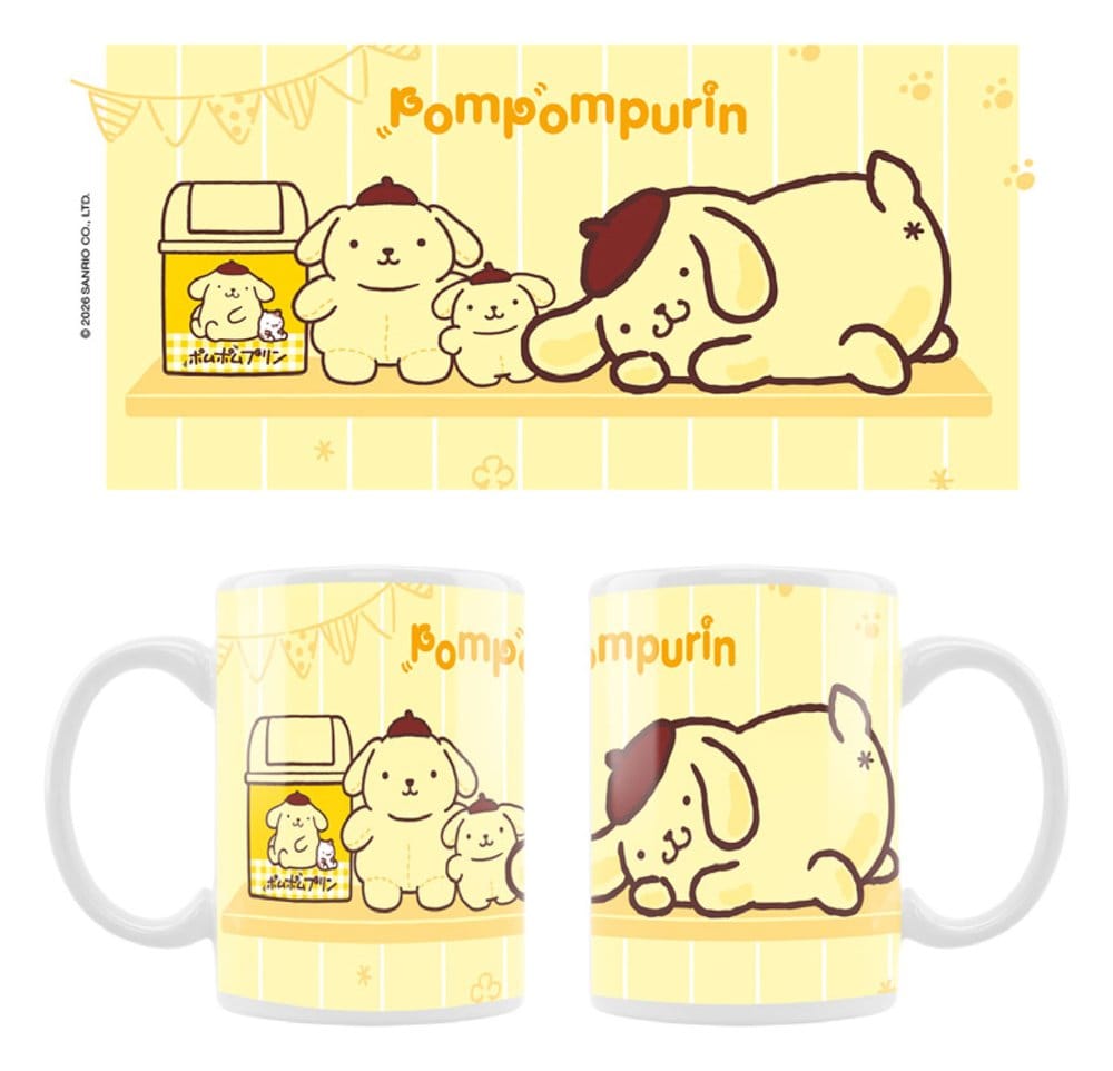 Sanrio Taza Pompompurin Squishy Cute Purin 02 Frikytopia