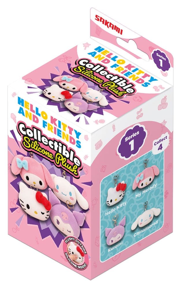 Sanrio Silicona Peluches Cajas Sorpresas Expositor (8) Frikytopia