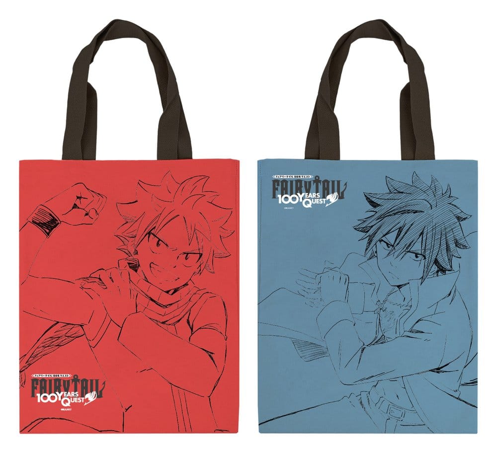 Fairy Tail: 100 Years Quest Bolsa de tela Natsu & Grey 35 x 43 cm