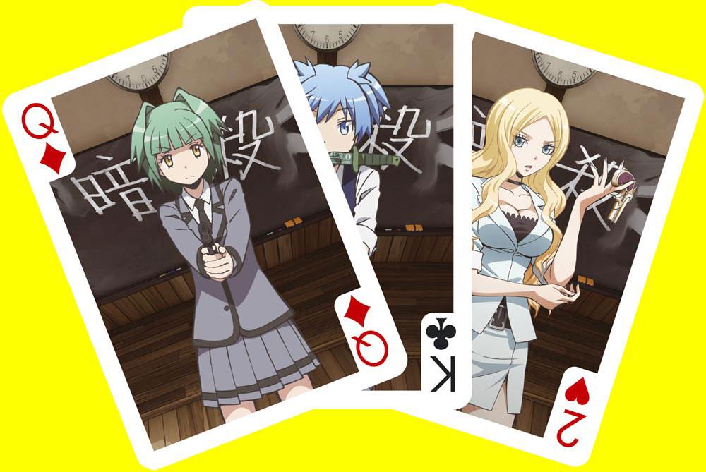 Assassination Classroom Baraja de Naipes Characters