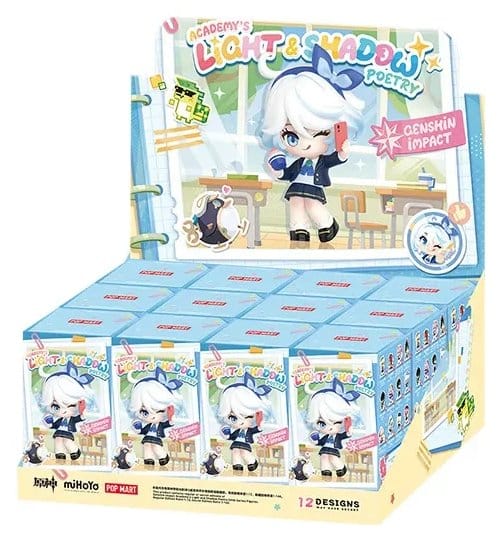 Genshin Impact Chibi Figuras Mini Academy's Light and Shadow Poetry Cajas Sorpresas Expositor (12)