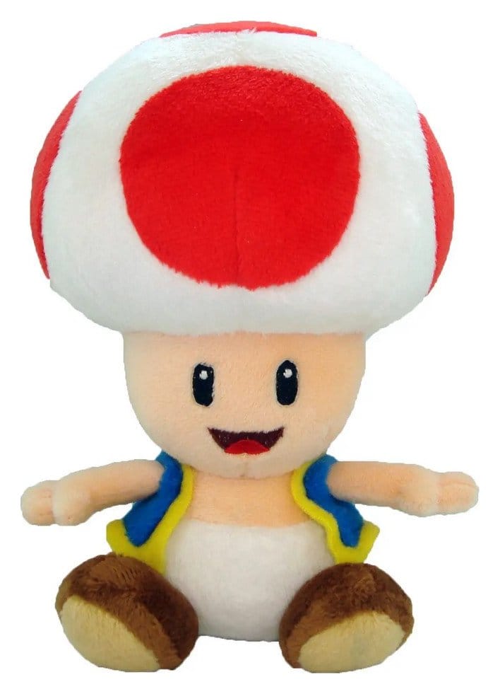 Super Mario Peluche Toad 17 cm Frikytopia