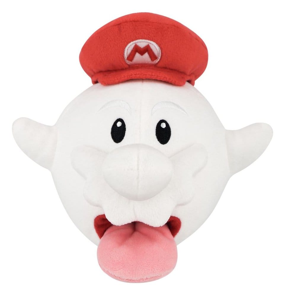 Super Mario Peluche Boo Mario 21 cm Frikytopia