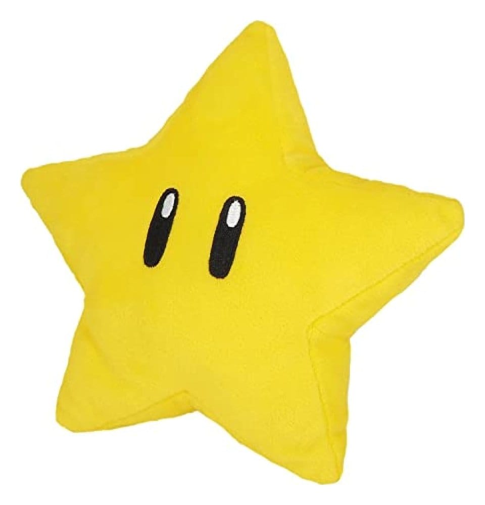 Super Mario Peluche Superestrella 18 cm