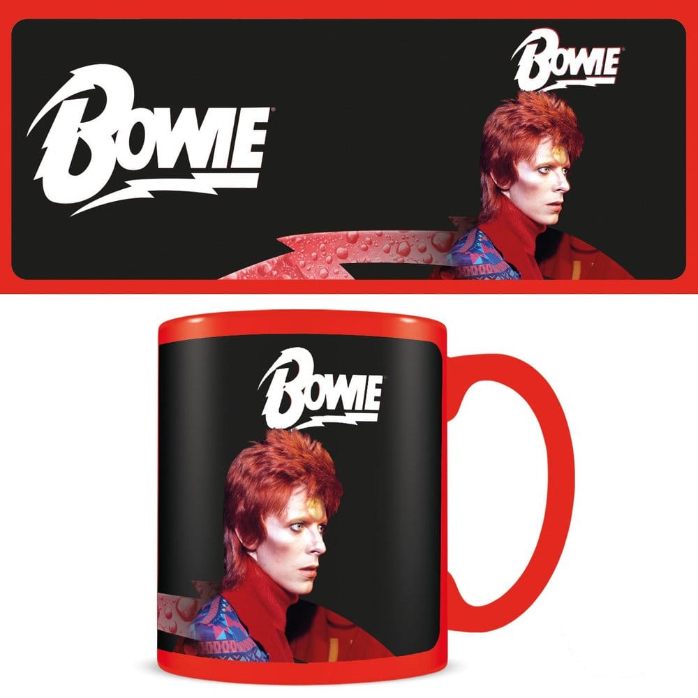 David Bowie Taza sensitiva al calor Bolt Frikytopia