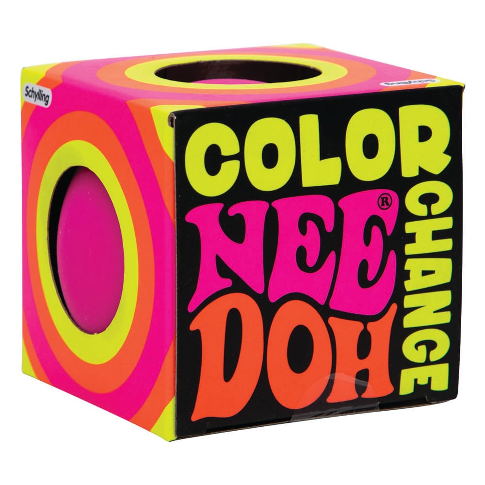 NeeDoh Bolas Antiestrés 6 cm Color Changing NeeDoohs Expositor (12)