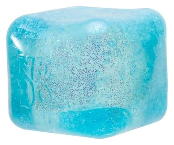 NeeDoh Bola Antiestrés Nice Cube Glitter & Glow 5 cm Surtido (12)