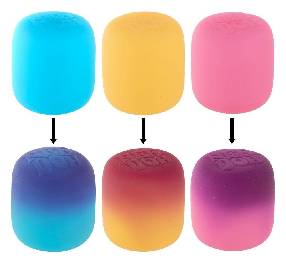 NeeDoh Bola Antiestrés Mello Mallo Color Change 6 cm Surtido (12)