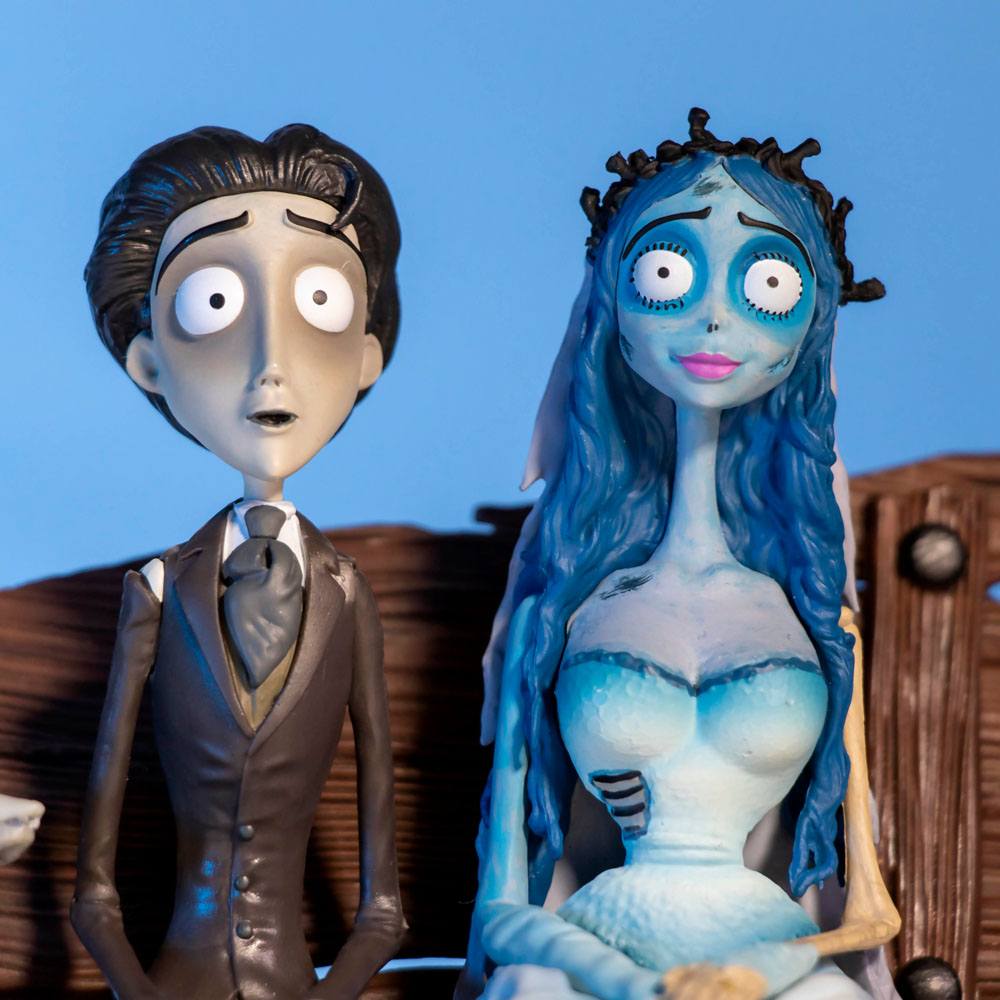 Figura Emily y Victor La Novia Cadaver
