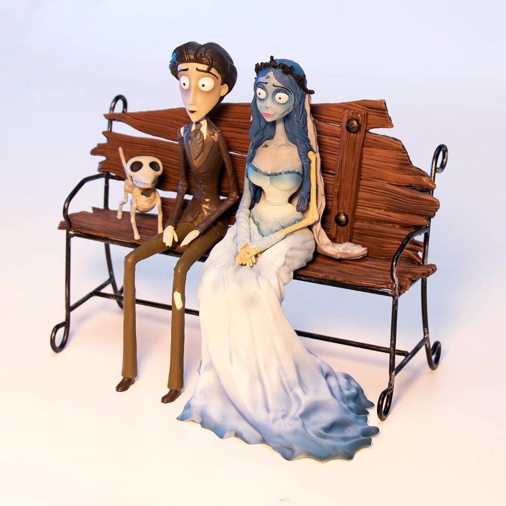 Figura Emily y Victor La Novia Cadaver