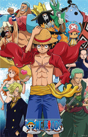 One Piece Póster 3D Group Fishman Island 38 x 58 cm