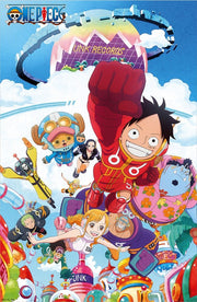 One Piece Póster 3D Punk Records 38 x 58 cm