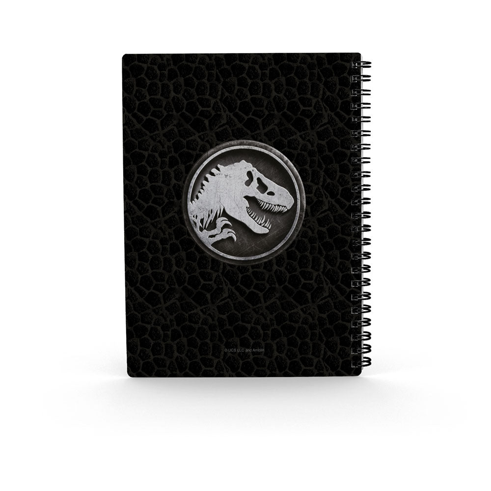 Libreta efecto 3d into the wild jurassic world