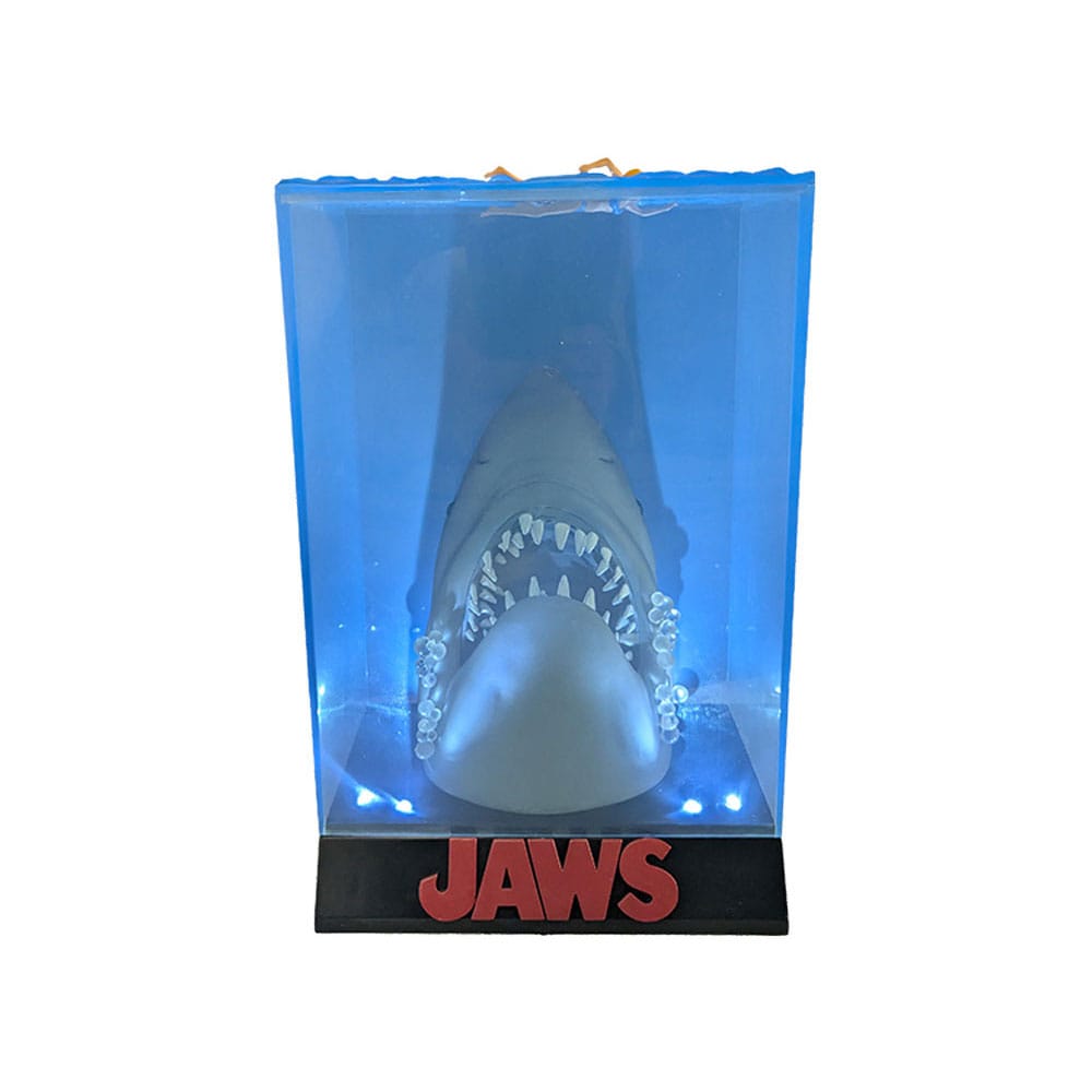 Figura Poster 3D Tiburon Jaws luces