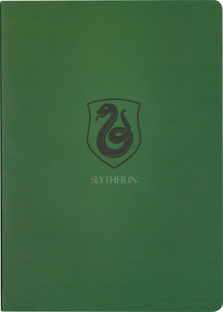 Harry Potter Cuaderno Tapa Blanda Slytherin 21 cm Frikytopia