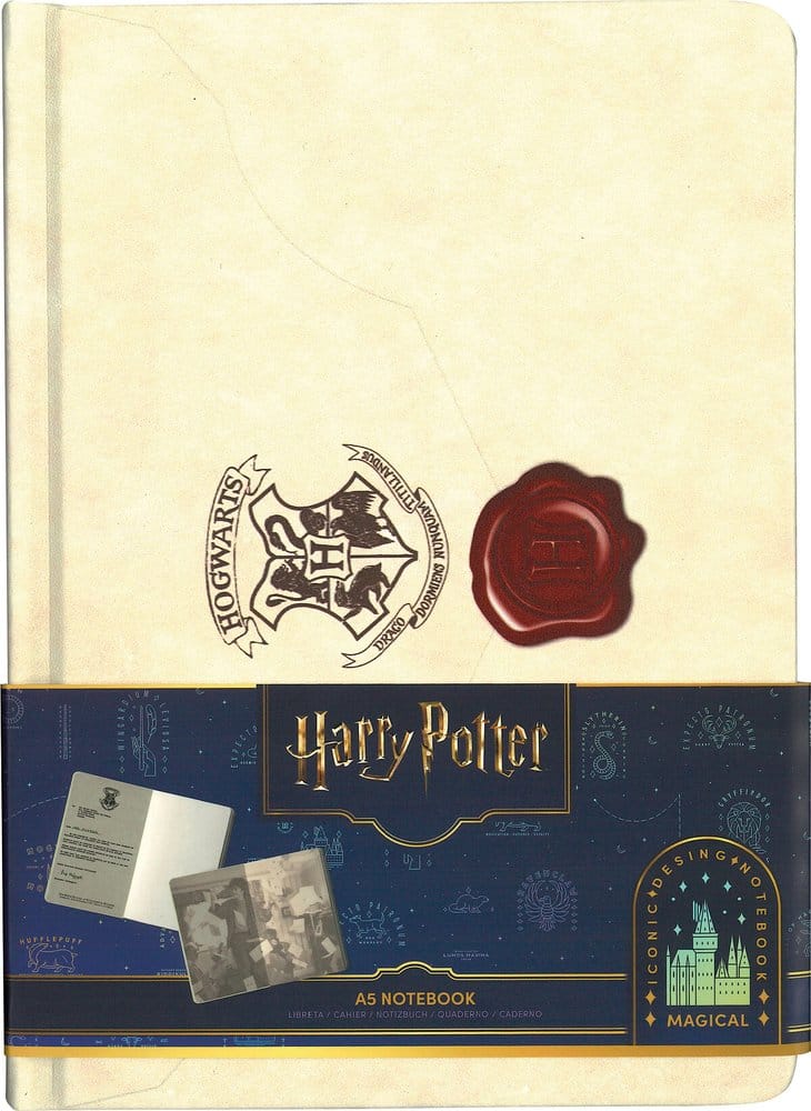 Harry Potter Cuaderno de Tapa Dura Carta de Hogwarts 21 cm