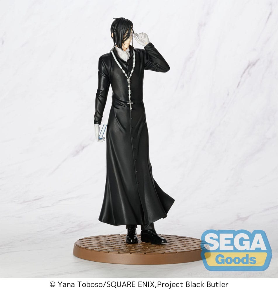 Black Butler: Boarding School Arc Estatua Luminasta PVC Sebastian Michaelis 22 cm