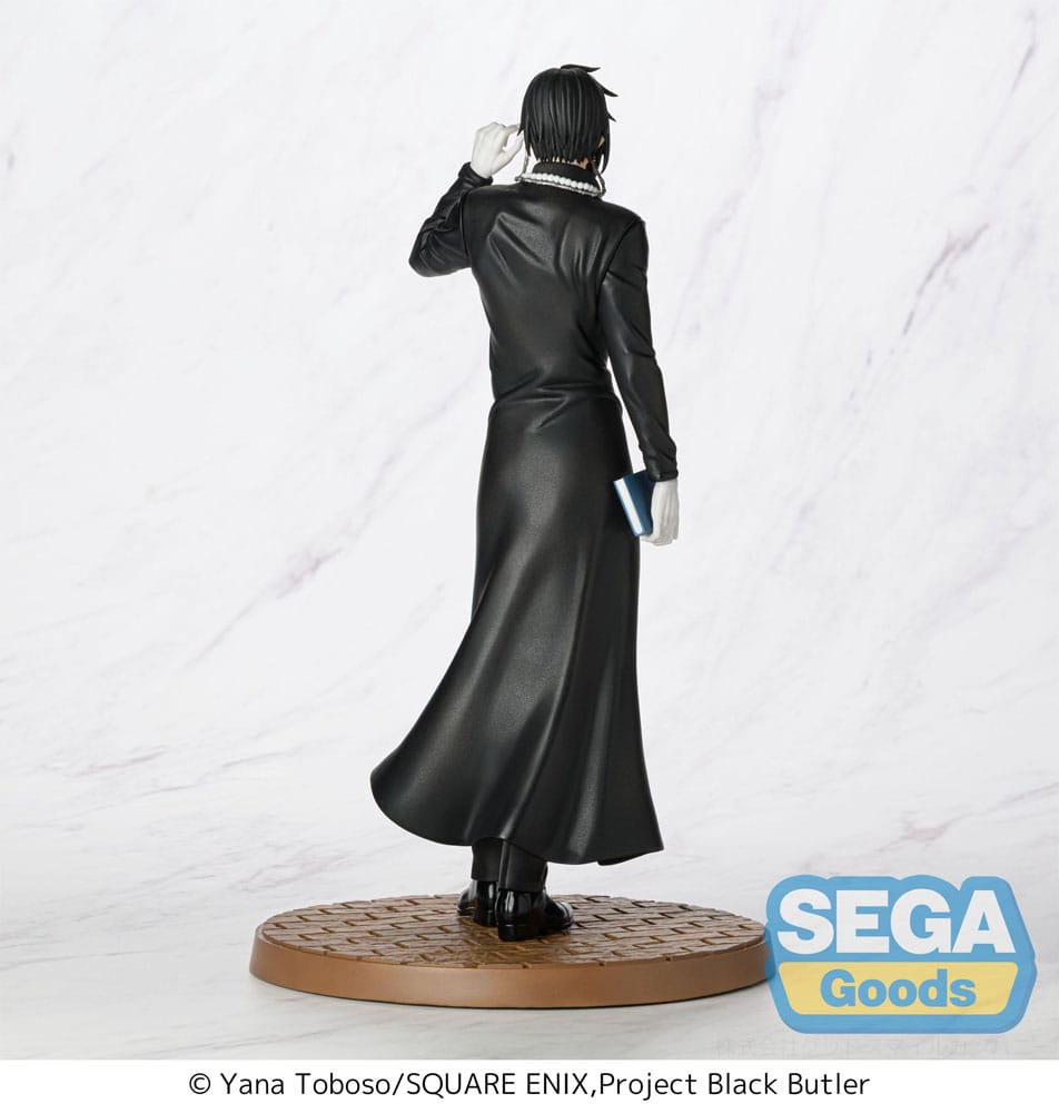 Black Butler: Boarding School Arc Estatua Luminasta PVC Sebastian Michaelis 22 cm