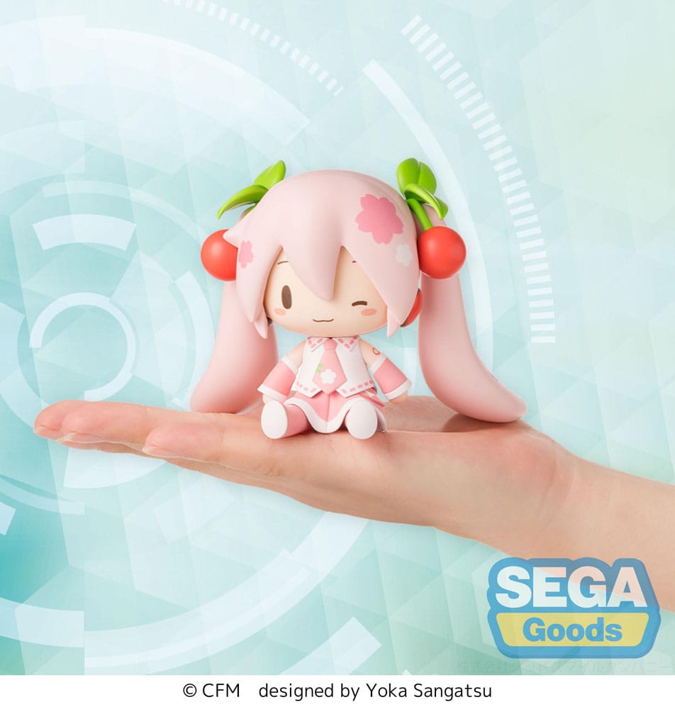 Character Vocal Series 01: Hatsune Miku Figura Fuwa Petit Chibi PVC Sakura Miku 8 cm