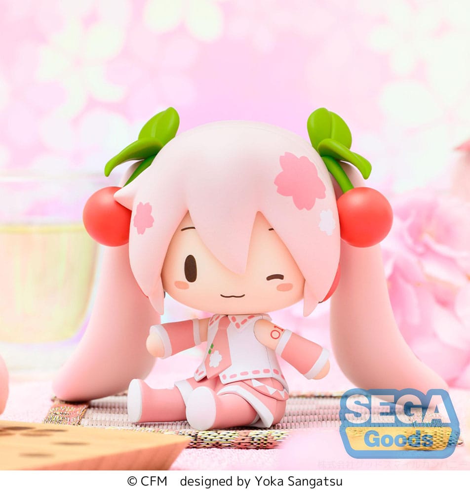 Character Vocal Series 01: Hatsune Miku Figura Fuwa Petit Chibi PVC Sakura Miku 8 cm