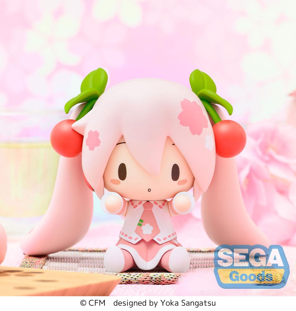 Character Vocal Series 01: Hatsune Miku Figura Fuwa Petit Chibi PVC Sakura Miku 8 cm