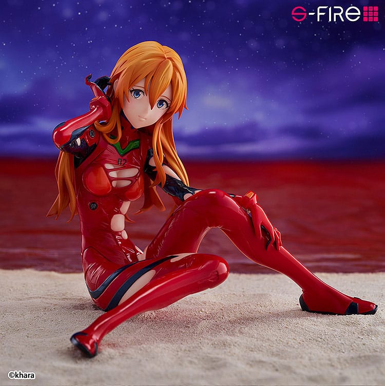 Rebuild of Evangelion Estatua S-Fire PVC 1/7 Asuka Langley 12 cm
