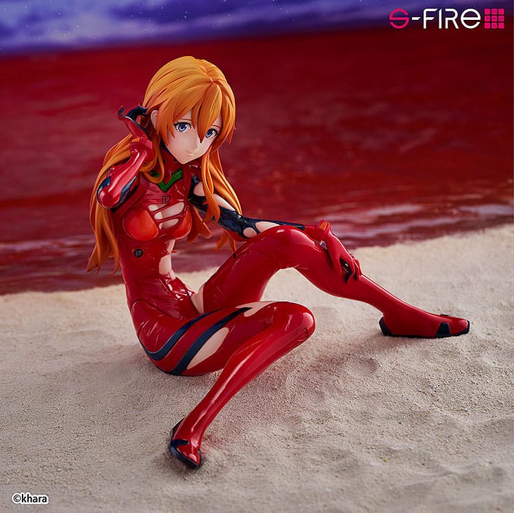 Rebuild of Evangelion Estatua S-Fire PVC 1/7 Asuka Langley 12 cm