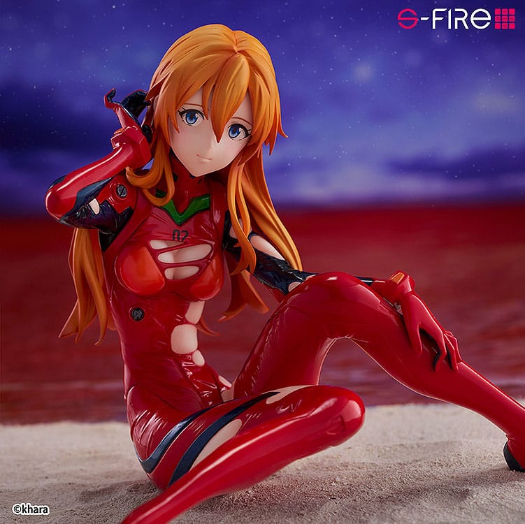 Rebuild of Evangelion Estatua S-Fire PVC 1/7 Asuka Langley 12 cm