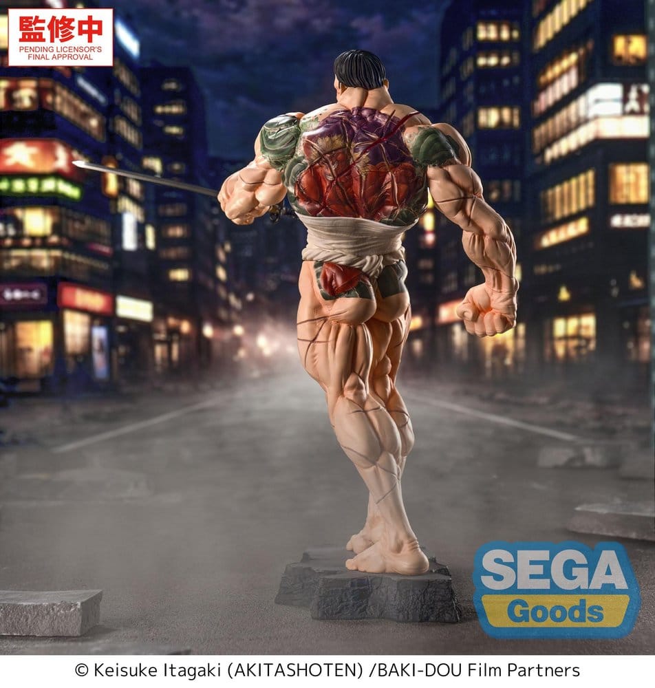 Baki-Dou Luminasta Figura PVC Kaoru Hanayama 23 cm