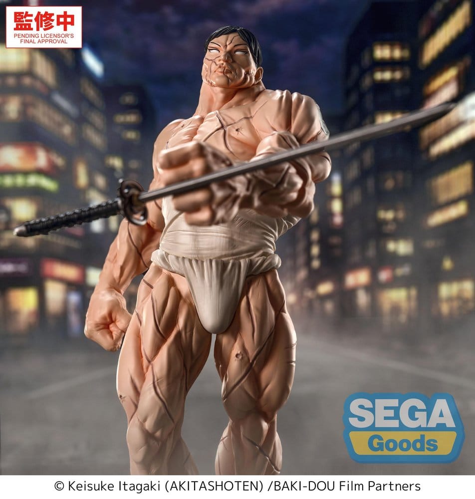Baki-Dou Luminasta Figura PVC Kaoru Hanayama 23 cm